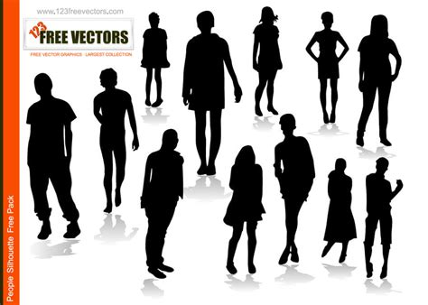 people vectors|People Silhouette Vector Images .